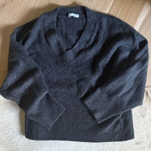 Zara Charcoal Gray Sweater